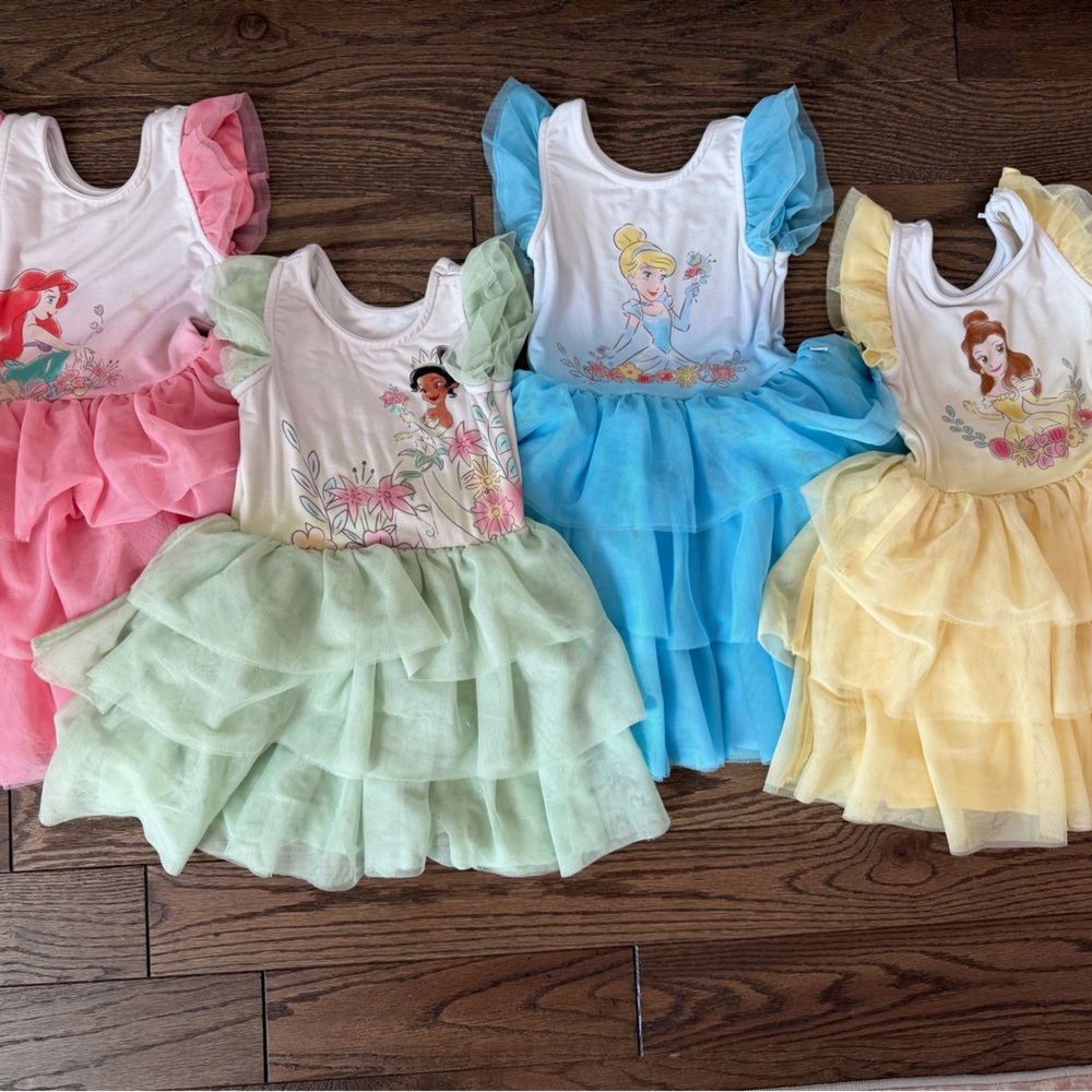 Little Sleepies disney princess dresses